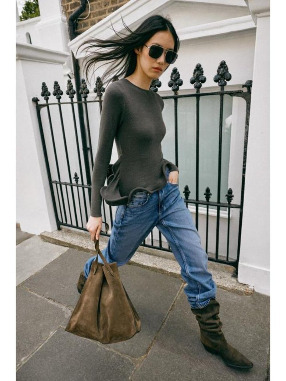 ZARA KNIT RFFLE JUMPER 3653/100/514